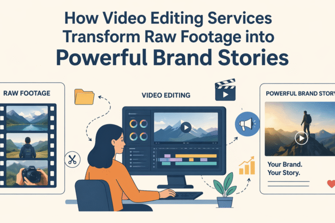 How Video Editing Services Transform Raw Footage into Powerful Brand Stories
